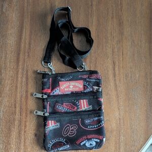 Harley-Davidson Black and Red Women’s Crossbody Belt Bag